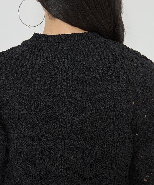 PHOTOCOPIEU/フォトコピュー】CROCHET SWEATER/ニット/セーター