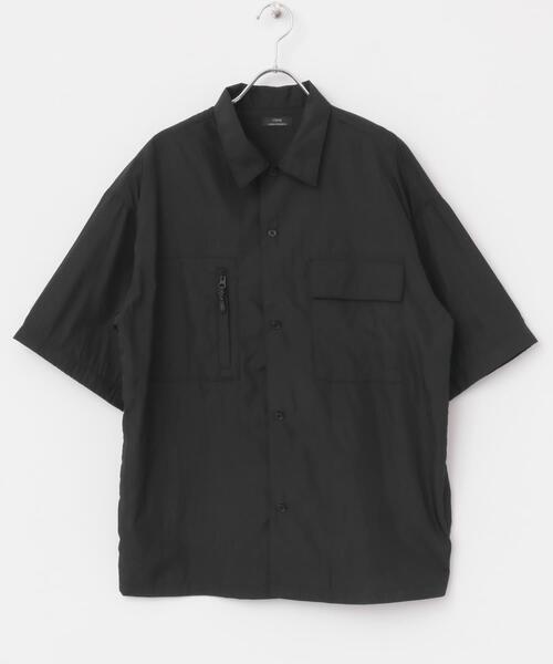 ITEMS URBANRESEARCH（アイテムズ アーバンリサーチ）の「『セットアップ対応』スーパーライトナイロン2wayシャツ（シャツ/ブラウス・メンズ・チャコールグレー/ブラック・MEDIUM/LARGE）」の3枚目の写真