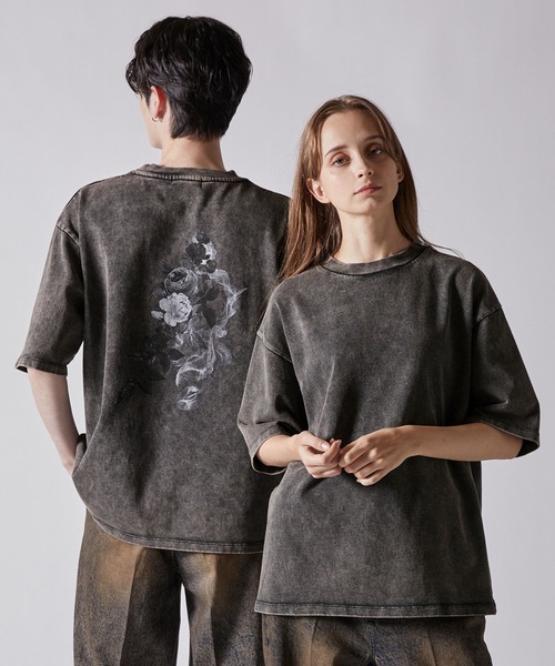 CLEL】High Vintage Design Short Sleeve Print T-shirt/ハイ