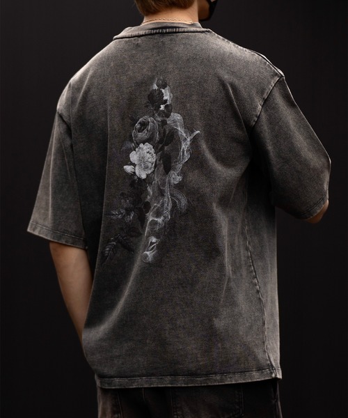 CLEL(クレイル)の「【CLEL】High Vintage Design Short Sleeve Print T-shirt/ハイヴィンテージデザイン半袖プリントTシャツ(Tシャツ/カットソー・メンズ・ブラック系1/ブラック系2/グレー系1/グレー系2/ホワイト系1/グレー系3/ホワイト系2・S/M/L/XS)」の21枚目の写真