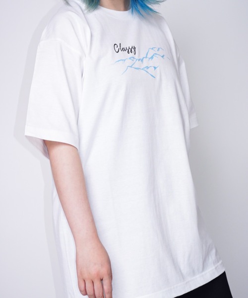 Bling Leads(ブリングリーズ)の「Z)【BLINGLEADS】 424418 和柄シリーズ PRINT SS T 鶴(Tシャツ/カットソー・メンズ・ホワイト/ブラック・LARGE/MEDIUM)」の5枚目の写真