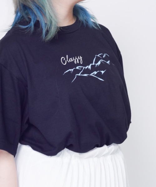 Bling Leads(ブリングリーズ)の「Z)【BLINGLEADS】 424418 和柄シリーズ PRINT SS T 鶴(Tシャツ/カットソー・メンズ・ホワイト/ブラック・LARGE/MEDIUM)」の9枚目の写真