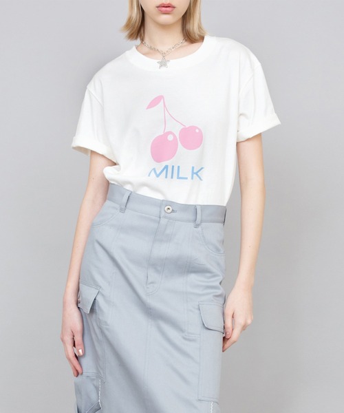 MILK（ミルク）の「Mon Cheri Tシャツ（Tシャツ/カットソー・レディース・C/B/A・FREE）」の2枚目の写真