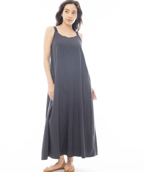 BILLABONG(ビラボン)の「BILLABONG レディース CAMI DRESS ワンピース 【2025年春夏モデル】/ビラボン(ワンピース・レディース・パープル系その他/インディゴブルー/グリーン系その他/ブラック系その他・MEDIUM)」の2枚目の写真