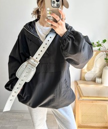 AMELY（エミリー）の「《emaさん＆Erikaさんコラボ》 アノラックパーカー【撥水加工・選べる2タイプ】（パーカー）」