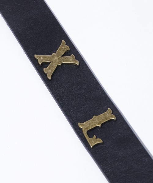 XLARGE(エクストララージ)の「METAL LOGO LEATHER BELT(ベルト・メンズ・ブラック・ONE SIZE)」の2枚目の写真