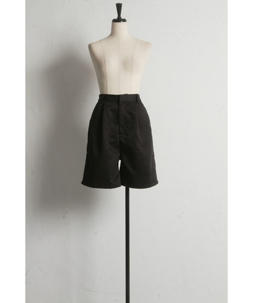 &. NOSTALGIA（アンドドットノスタルジア）の「【ZOZO限定】ツイルタックハーフパンツ（その他パンツ・レディース・ブラック/ベージュ・M）」の14枚目の写真