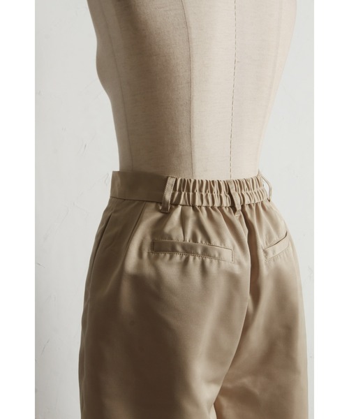 &. NOSTALGIA（アンドドットノスタルジア）の「【ZOZO限定】ツイルタックハーフパンツ（その他パンツ・レディース・ブラック/ベージュ・M）」の18枚目の写真