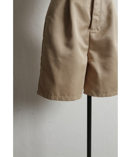 &. NOSTALGIA（アンドドットノスタルジア）の「【ZOZO限定】ツイルタックハーフパンツ（その他パンツ・レディース・ブラック/ベージュ・M）」の21枚目の写真