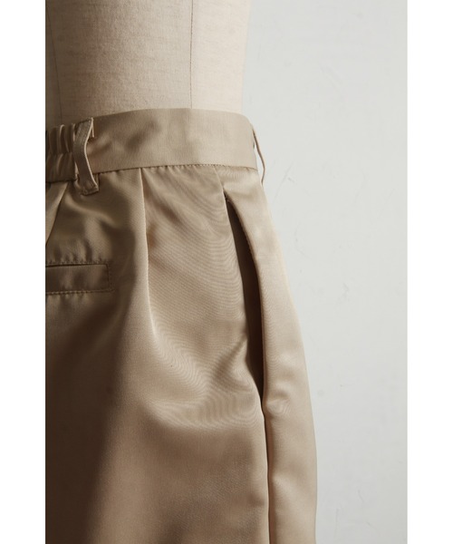 &. NOSTALGIA（アンドドットノスタルジア）の「【ZOZO限定】ツイルタックハーフパンツ（その他パンツ・レディース・ブラック/ベージュ・M）」の22枚目の写真