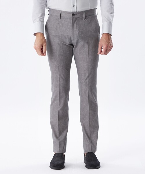 EPOCA UOMO(エポカウォモ)の「【セットアップ対応】クールドッツヘリンボーンパンツ(その他パンツ・メンズ・ライトグレー/ダークネイビー・46/48)」の9枚目の写真