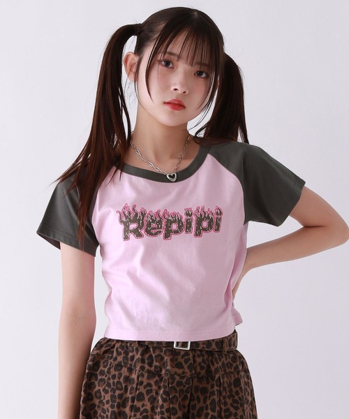 repipi armario(レピピ アルマリオ)の「【吸水速乾】メラメララグランTシャツ(Tシャツ/カットソー・キッズ・ホワイト/ピンク/ブルー・MEDIUM/LARGE/SMALL)」の22枚目の写真
