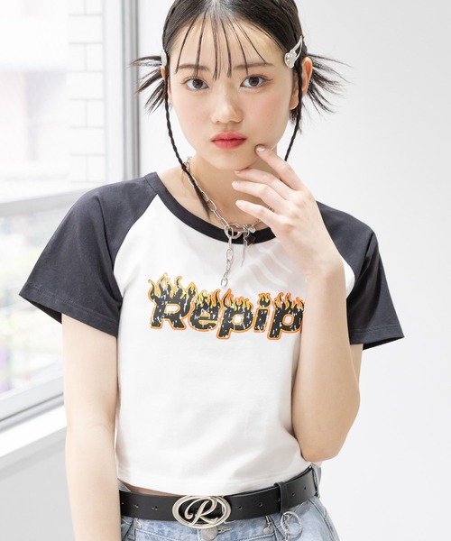 repipi armario(レピピ アルマリオ)の「【吸水速乾】メラメララグランTシャツ(Tシャツ/カットソー・キッズ・ホワイト/ピンク/ブルー・MEDIUM/LARGE/SMALL)」の7枚目の写真