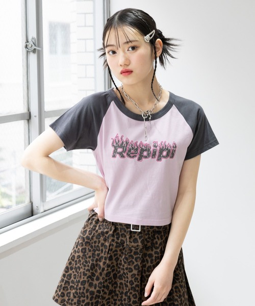 repipi armario(レピピ アルマリオ)の「【吸水速乾】メラメララグランTシャツ(Tシャツ/カットソー・キッズ・ホワイト/ピンク/ブルー・MEDIUM/LARGE/SMALL)」の11枚目の写真