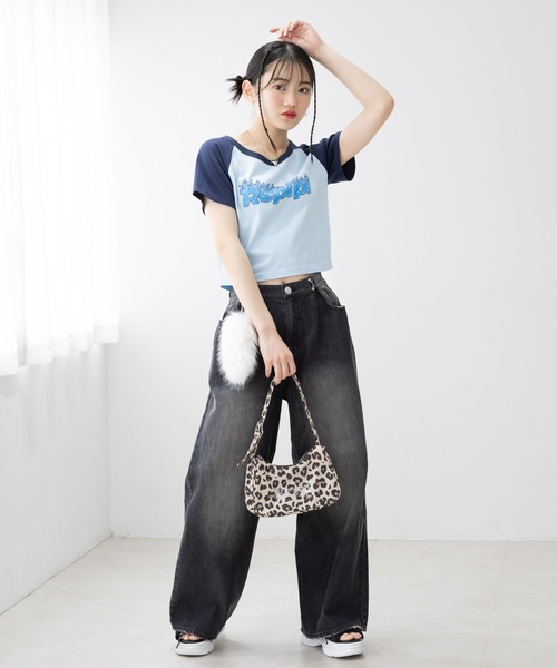 repipi armario(レピピ アルマリオ)の「【吸水速乾】メラメララグランTシャツ(Tシャツ/カットソー・キッズ・ホワイト/ピンク/ブルー・MEDIUM/LARGE/SMALL)」の20枚目の写真