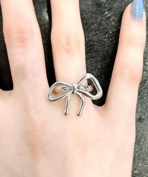 WEGO（ウィゴー）の「WEGO/リボンリング（リング・レディース・その他1/その他2/その他3・FREE）」の2枚目の写真
