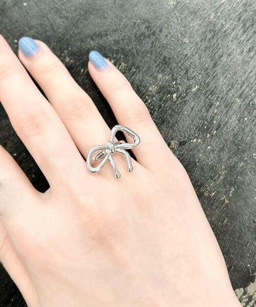 WEGO（ウィゴー）の「WEGO/リボンリング（リング・レディース・その他1/その他2/その他3・FREE）」の5枚目の写真