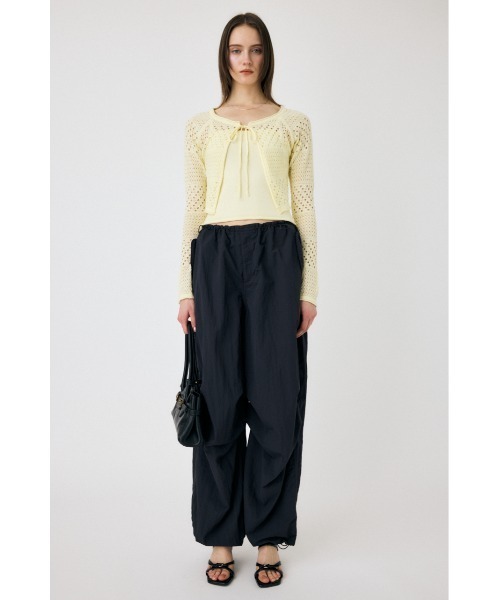 MOUSSY（マウジー）の「VOLUME UTILITY パンツ（カーゴパンツ・レディース・ブラック/ブラウン/ライトベージュ・1/2）」の7枚目の写真