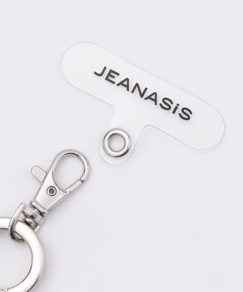 JEANASIS（ジーナシス）の「ビーズスマホストラップ/414151（スマホグッズ・レディース・シルバー/クリア/ブラウン系その他/グリーン・FREE）」の7枚目の写真