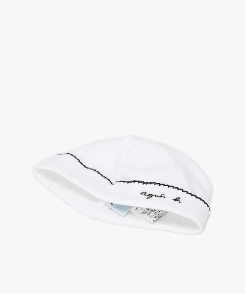 agnes b.（アニエスベー）の「WEB限定 ベビーギフトボックス ボネ・スタイ・ラトル 3点セット（ベビーギフト・キッズ・ブラック・FREE）」の11枚目の写真