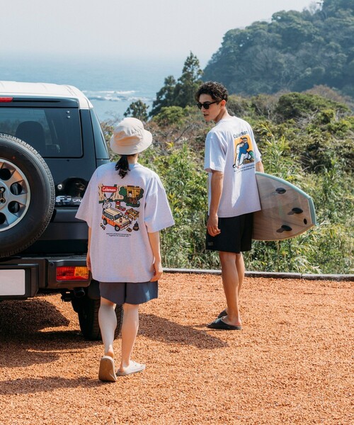 COLEMAN(コールマン)の「Coleman/コールマン Coleman×matsui×FREAK'S STORE 別注 コールマン matsui rocky camping SS TEE バックプリント 半袖T(Tシャツ/カットソー・メンズ・ホワイト/ライトグレー/チャコールグレー/サックスブルー・SMALL/LARGE/MEDIUM)」の8枚目の写真