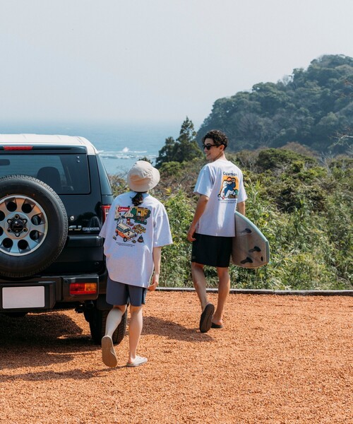 COLEMAN(コールマン)の「Coleman/コールマン Coleman×matsui×FREAK'S STORE 別注 コールマン matsui rocky camping SS TEE バックプリント 半袖T(Tシャツ/カットソー・メンズ・ホワイト/ライトグレー/チャコールグレー/サックスブルー・SMALL/LARGE/MEDIUM)」の9枚目の写真