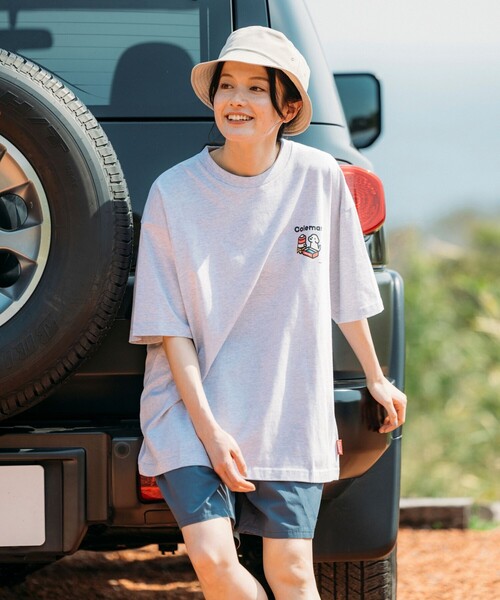 COLEMAN(コールマン)の「Coleman/コールマン Coleman×matsui×FREAK'S STORE 別注 コールマン matsui rocky camping SS TEE バックプリント 半袖T(Tシャツ/カットソー・メンズ・ホワイト/ライトグレー/チャコールグレー/サックスブルー・SMALL/LARGE/MEDIUM)」の15枚目の写真