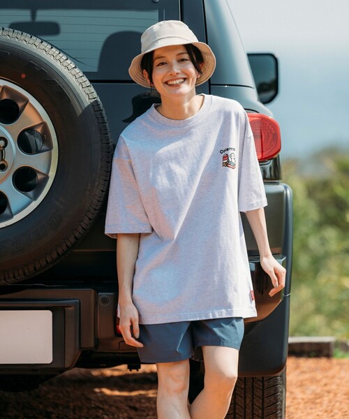 COLEMAN(コールマン)の「Coleman/コールマン Coleman×matsui×FREAK'S STORE 別注 コールマン matsui rocky camping SS TEE バックプリント 半袖T(Tシャツ/カットソー・メンズ・ホワイト/ライトグレー/チャコールグレー/サックスブルー・SMALL/LARGE/MEDIUM)」の16枚目の写真