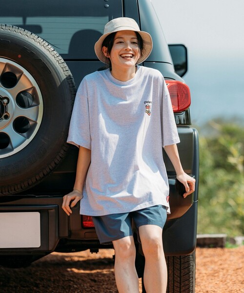 COLEMAN(コールマン)の「Coleman/コールマン Coleman×matsui×FREAK'S STORE 別注 コールマン matsui rocky camping SS TEE バックプリント 半袖T(Tシャツ/カットソー・メンズ・ホワイト/ライトグレー/チャコールグレー/サックスブルー・SMALL/LARGE/MEDIUM)」の17枚目の写真