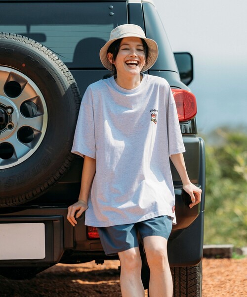 COLEMAN(コールマン)の「Coleman/コールマン Coleman×matsui×FREAK'S STORE 別注 コールマン matsui rocky camping SS TEE バックプリント 半袖T(Tシャツ/カットソー・メンズ・ホワイト/ライトグレー/チャコールグレー/サックスブルー・SMALL/LARGE/MEDIUM)」の18枚目の写真