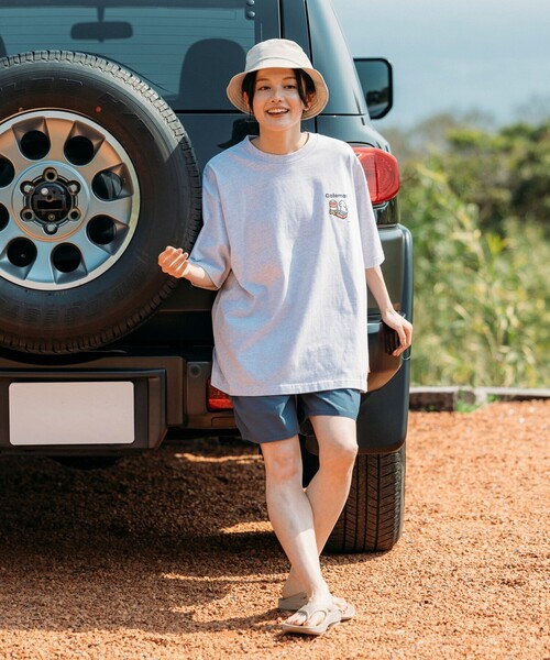 COLEMAN(コールマン)の「Coleman/コールマン Coleman×matsui×FREAK'S STORE 別注 コールマン matsui rocky camping SS TEE バックプリント 半袖T(Tシャツ/カットソー・メンズ・ホワイト/ライトグレー/チャコールグレー/サックスブルー・SMALL/LARGE/MEDIUM)」の19枚目の写真