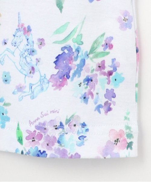 ユニコーン花柄カットワンピース　新品未使用　140 ユニコーン花柄カットワンピース(85-95cm 白): キッズ - ナルミヤ