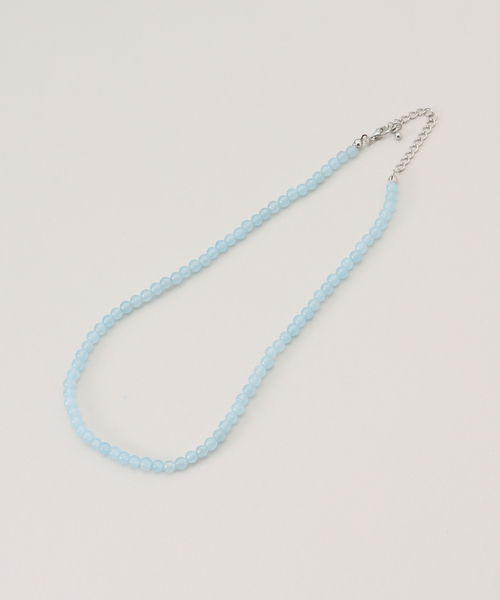 JOURNAL STANDARD relume(ジャーナルスタンダード レリューム)の「RELUME カラーストーンネックレス(ネックレス・レディース・ブラック/サックスブルー/レッド/イエロー・FREE)」の6枚目の写真