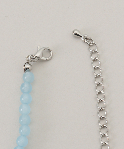 JOURNAL STANDARD relume(ジャーナルスタンダード レリューム)の「RELUME カラーストーンネックレス(ネックレス・レディース・ブラック/サックスブルー/レッド/イエロー・FREE)」の8枚目の写真