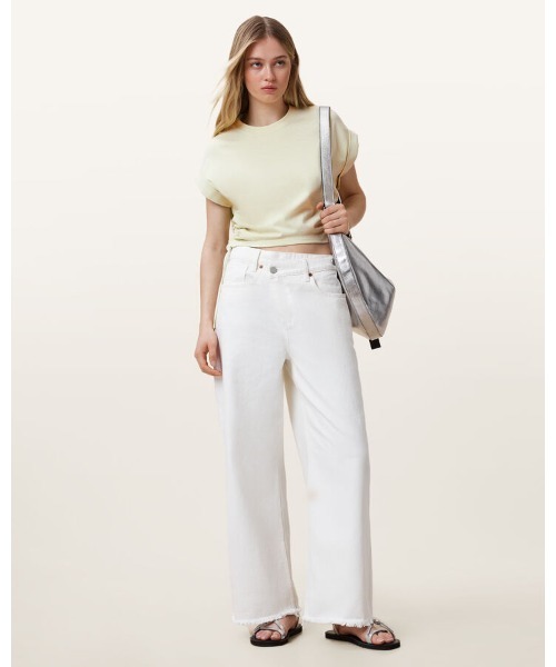 tシャツ MIRA CROPPED DRAWCORD T-SHIRT  | MIRA クロップド ドローコード Tシャツ レディース セール】MIRA CROPPED DRAWCORD T-SHIRT | MIRA クロップド