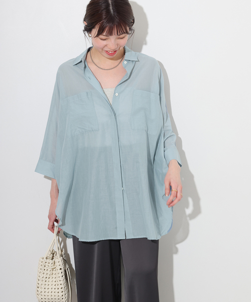 journal standard relume シアー シャツ シアーコットンドルマンシャツ（シャツ/ブラウス）｜JOURNAL