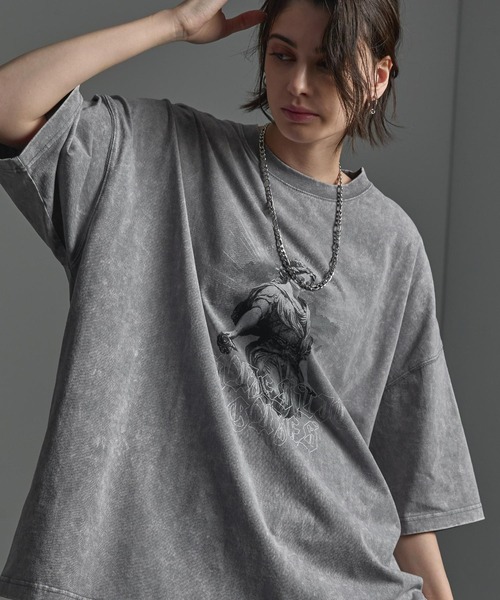 CIYOT-シヨウト-】ヴィンテージメイク グラフィックプリント