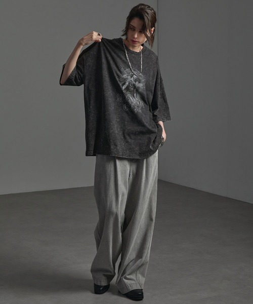 CIYOT-シヨウト-】ヴィンテージメイク グラフィックプリント