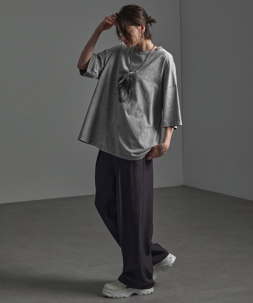 CIYOT-シヨウト-】ヴィンテージメイク グラフィックプリント