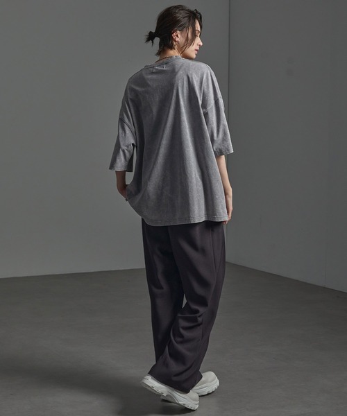CIYOT(シヨウト)の「【CIYOT】ヴィンテージメイク グラフィックプリント ピグメント半袖Tシャツ(Tシャツ/カットソー・メンズ・ブラック/ダークネイビー/レッド/グレー/レッド系/ネイビー系/ブラック系・M/L)」の18枚目の写真