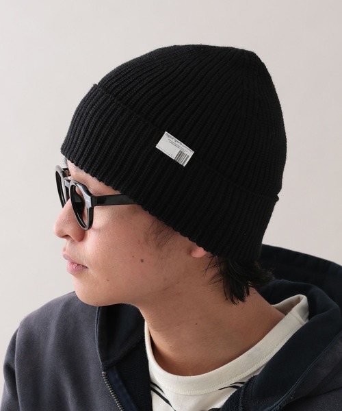 SIGNAL SPORTS（シグナルスポーツ）の「【SIGNAL SPORTS】ワンポイントピス/ニットワッチ（ニットキャップ/ビーニー・メンズ・ネイビー/グレー系その他/ブラック・FREE）」の10枚目の写真