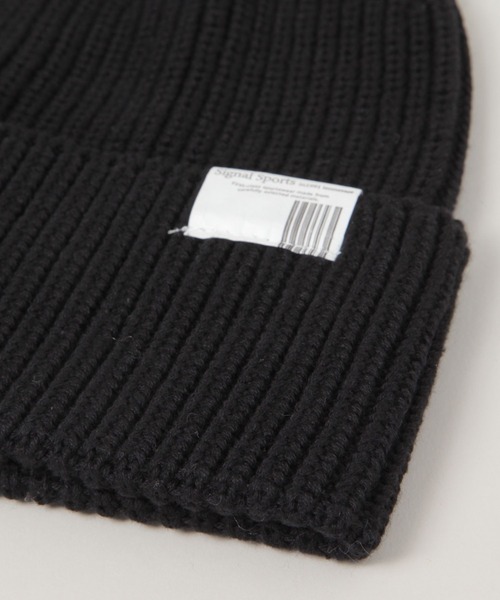SIGNAL SPORTS（シグナルスポーツ）の「【SIGNAL SPORTS】ワンポイントピス/ニットワッチ（ニットキャップ/ビーニー・メンズ・ネイビー/グレー系その他/ブラック・FREE）」の17枚目の写真