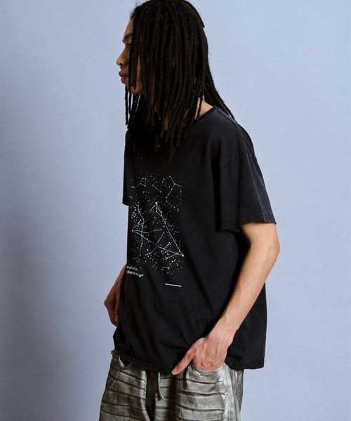 Camphor wood(カンファーウッド)の「Summer Starglow Bijou T-Shirt / 星座グラフィックラインストーンTシャツ(Tシャツ/カットソー・メンズ・ホワイト/ブラック・SMALL/MEDIUM/LARGE)」の20枚目の写真