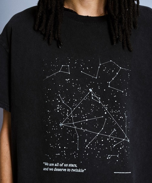 Camphor wood(カンファーウッド)の「Summer Starglow Bijou T-Shirt / 星座グラフィックラインストーンTシャツ(Tシャツ/カットソー・メンズ・ホワイト/ブラック・SMALL/MEDIUM/LARGE)」の22枚目の写真