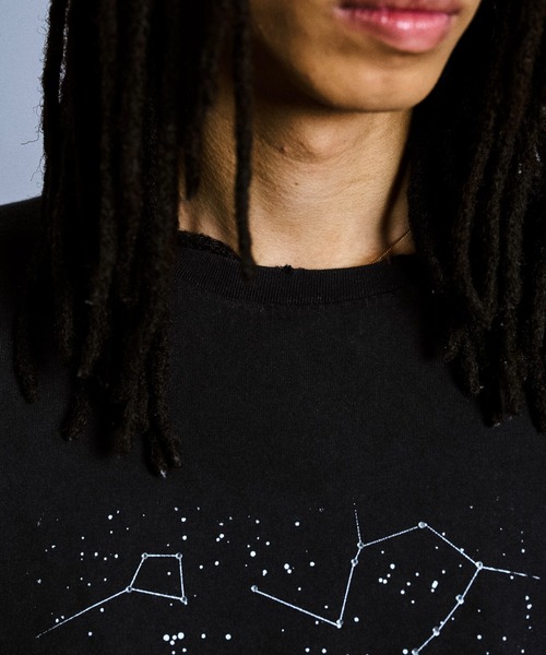 Camphor wood(カンファーウッド)の「Summer Starglow Bijou T-Shirt / 星座グラフィックラインストーンTシャツ(Tシャツ/カットソー・メンズ・ホワイト/ブラック・SMALL/MEDIUM/LARGE)」の21枚目の写真