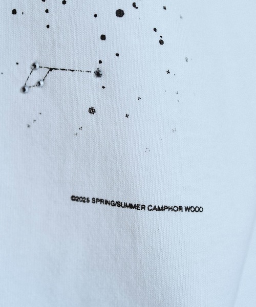 Camphor wood(カンファーウッド)の「Summer Starglow Bijou T-Shirt / 星座グラフィックラインストーンTシャツ(Tシャツ/カットソー・メンズ・ホワイト/ブラック・SMALL/MEDIUM/LARGE)」の18枚目の写真