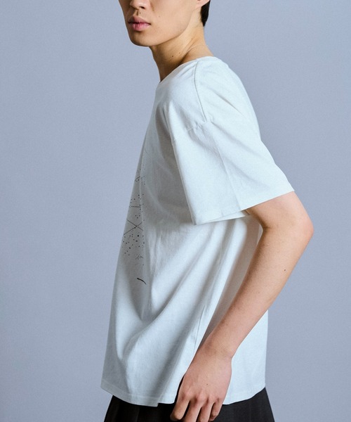Camphor wood(カンファーウッド)の「Summer Starglow Bijou T-Shirt / 星座グラフィックラインストーンTシャツ(Tシャツ/カットソー・メンズ・ホワイト/ブラック・SMALL/MEDIUM/LARGE)」の12枚目の写真