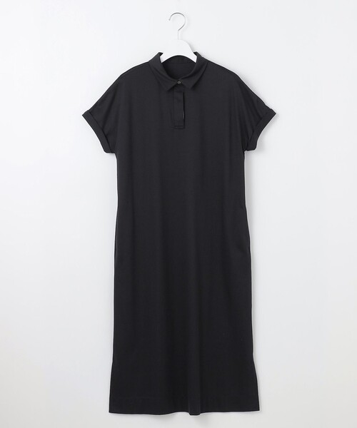 J.PRESS(ジェイプレス)の「【WEB限定カラーあり・洗える】コンパクトコットンスムース ポロワンピース(ワンピース・レディース・グレー系/ネイビー系/オレンジ系/ブラック系・T13/T15)」の13枚目の写真