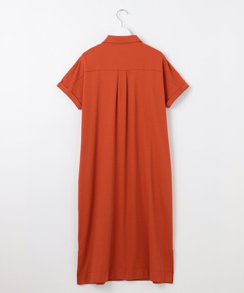 J.PRESS(ジェイプレス)の「【WEB限定カラーあり・洗える】コンパクトコットンスムース ポロワンピース(ワンピース・レディース・グレー系/ネイビー系/オレンジ系/ブラック系・T13/T15)」の10枚目の写真