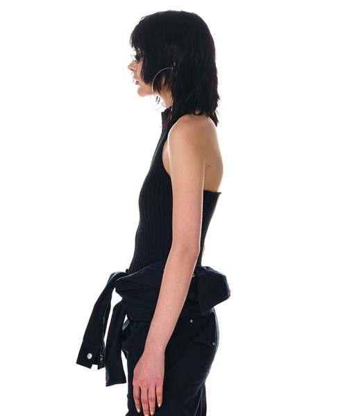 BEEDEN（ビーデン）の「HALTER KNIT ZIP UP TOPS（タンクトップ・レディース・ブラック/グレー/レッド・FREE）」の11枚目の写真